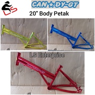 Sava 20" BMX Body T Frame Basikal Chrome Colour Body Candy GT