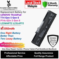 LEN Laptop Battery L23M4P72 L23L4P72 3392mAh for LEN ThinkPad T14 Gen 5 Gen 6 P14s G2n 5 Gen 6