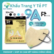 Khẩu trang 9A PT Combo 500 Cái siêu chống nắng Khẩu trang 9A 5 lớp dày dặn chống tia UV bụi mịn