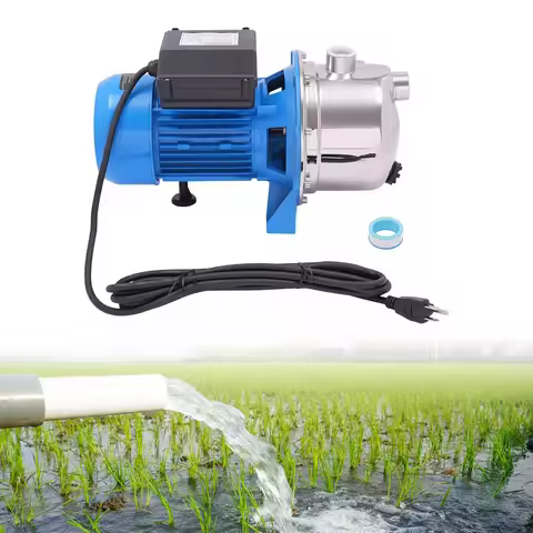 1100W Shallow Well Pump 1.5HP 1'' Water Pump Electric Water Pump Irrigation Pump 3420RPM