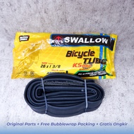 Inner Tube 26x1 3/8 Swallow Lucky Stone Valve Motor AV SV Inner Tube Bicycle Jengki City Bike CTB Basket KS Bike Cirebon