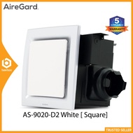 AireGard AS-9020 Air Ventilation Exhaust Fan (White) 110CFM 4" / 4 Inches - AS9020D2 White / AS9020D