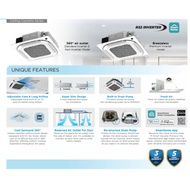 [LOWEST PRICE IN SARAWAK] MIDEA CEILING CASSETTE AIRCOND 2HP/2.5HP/3HP/4HP/5HP