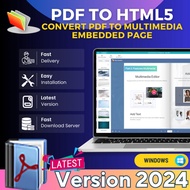 PDF to HTML5 - Convert PDF to multimedia embedded page | Windows