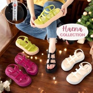[Haena.Collection] Latest Hayoon Women's Gladiator Sandals 33-1A sandal perempuan flat sandal