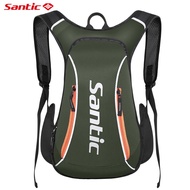 Santic Cycling Backpack Waterproof Reflective Light Hiking Outdoor Sports Riding Equipment Bicycle Bike Bag