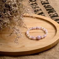 【神山晶礦】紫鋰輝粉晶月光手串/紫鋰輝/粉晶/月光