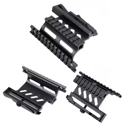 %Tactical Ml AK QD Side Rail Optics Steel Dovetail Side Plate Rail MI Mount For Milled Receivers AK