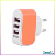 Triple USB Port Wall Home Travel AC Power Charger Adapter 3.1A EU Plug [L/8]