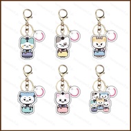 ST3 ITZY Hwang Yeji Ryujin Chaeryeong Cartoon Star Acrylic Keychain Backpack Pendant Bag Accessories