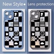 lattice for vivo Y18 V30E V30 Pro Y03 Y100 5G X100 Pro Y27s Y27 Y17s Y36 Y02t Y78 V29 V27e Phone Case Lens Protective Film Hard Bumper Phone Case