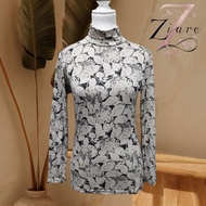 TTN29 (M) Uniqlo Heattech Women's Turtleneck Long-sleeve Winter thermal innerwear Printed