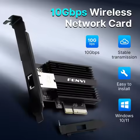 10GBps PCIE To RJ45 Network Card LAN10 Gigabit Ethernet AQC113 Wireless Network Adapter For Desktop