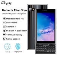 Unihertz TITAN SLIM Smartphone 6GB 256GB Android Qwerty Keyboard Octa Core Cellphone 4100mAh Mobile 