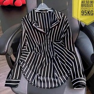 Women's high-quality plaid office shirt, wrinkle-free silk, good sweat absorption A4239, all sizes 4