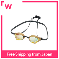 Arena] [FINA Approval] Swimming goggles for racing unisex [Cobra Core] Yellow x Yellow x Gold x Black One Size Mirror Lens Anti-glare (swipe function) AGL-O240M