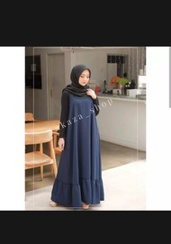Prity Overall Gamis Overall  Overall Kekinian Jumpsuit Overall Wanita Gamis Wanita COD