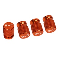 4pcs Car Wheel Tire Valve Caps Tyre Stem Covers for BYD Atto 3 Yuan Plus Yuan UP Song Plus Seal Dolp