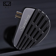 KZ Symphony Wired HIFI Audiophile Game Earphones Hybrid 13.2mm Self Developed Planar + 6mm High Perf