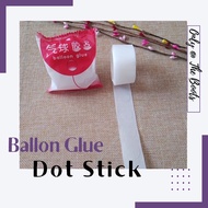 Dot Stick Balloon Glue. Dot Glue, Dot Stick Double Tape Sticky Balloon Double-sided Tape Transparent