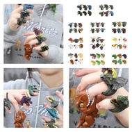 pri 6 Pcs Dinosaur Animals Head Rings Finger Puppets Interactive Toy Cartoon  Birthday  for Kids Boys Girls