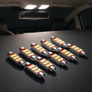 2pcs 4014 Chips Canbus C5W C10W LED Bulb 31mm 36mm 39mm 41mm Car Interior Dome Festoon Reading Light