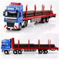 Diecast Truck KDW Log transporter Miniatur truk kayu i Skala 1:50