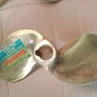 Brass propeller d2x6, leaf 2 x 6 / no. 5 , boat fan propeller 2 daun