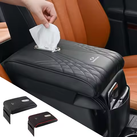 Car Seat Armrest Box Pad Console Storage Protector Cover Accessories For SsangYong Actyon Korando Re