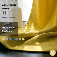 ADEL METEOR STRIPE Kain Langsir Blackout Bidang Besar 110" Potong Meter Linen Curtain Fabric