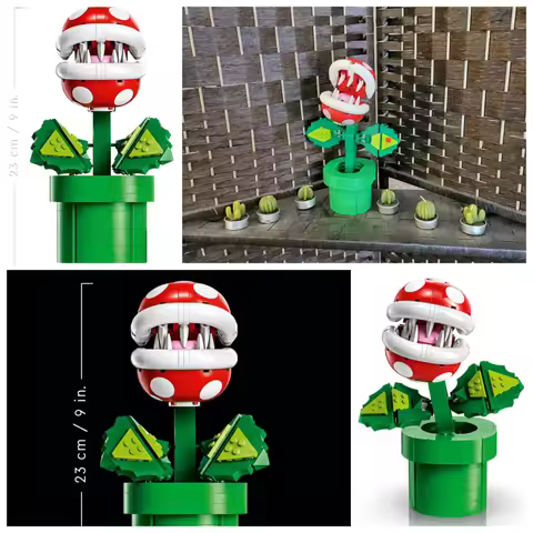 Cannibal Flower Building Blocks Sets Compatible With Legoed Particles Suitable For Christmas Gifts 7