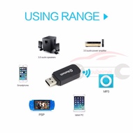 Car USB Wireless Bluetooth 5.0 Audio Receiver Transmitter Adapter Home Speaker Transmitter 3.5mm Jack For TV PC Car Kit Adapter