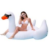 Pool Floats for Adults,Floaties for The Pool with Comfortable Handles, Inflatable Giant Swan Pool Lo
