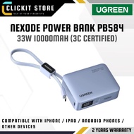 UGREEN NEXODE 33W PD Fast Charging Power Bank 10000MAH (With 3C Certified) - UG-PB584-75173B