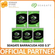 SEAGATE Barracuda 3.5" SATA Hard Disk 1TB / 2TB / 3TB / 4TB / 6TB / 8TB. SEAGATE Singapore Local 2 Years Warranty **SEAGATE OFFICIAL PARTNER**