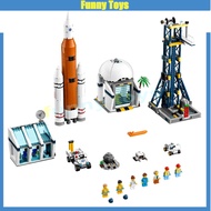 60351 Rocket Launch Center Building Blocks City Series Science Space Construction Toys Kids Gifts