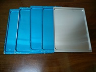 ถาด ถาดอาหาร ถาดอบขนม ถาดนึ่ง ถาดแช่เย็น ถาดอลูมิเนียม ถาดอเนกประสงค์ ถาดเสริฟขนาดใหญ่ มี หลายขนาด :