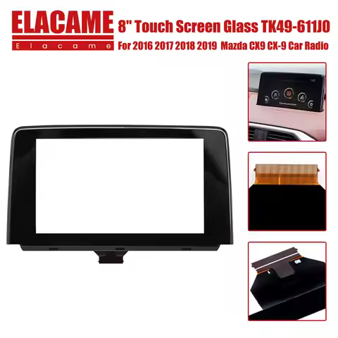8 Inch Replacement Touch Screen Glass Digitizer TK49-61-1J0 For Mazda CX-9 2016-2019 Audio Radio Nav