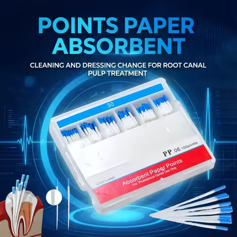 Dental Absorbent Paper Point Root Cancel Endodontic Size 02 04 06 F1 F2 F3 F4 F5 Strong Absorption P