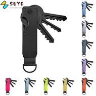 SUYO Key  Holder, Holds 2-6 Keys Metal Key Organizer, Smart Minimalist with Screwdriver Keys Fob for