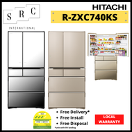 Hitachi R-ZXC740KS Made in Japan - IoT Connected Refrigerator 572L (Gift: BORO Vacuum Container Set)