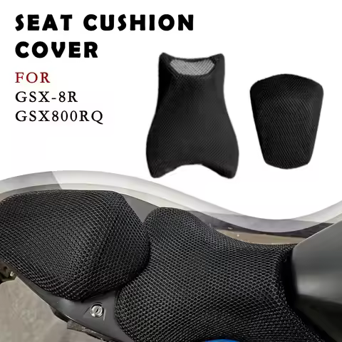 Motorcycle Accessories 3D Breathable Mesh Seat Cushion Cover Waterproof For Suzuki GSX 8S 800 GSX800