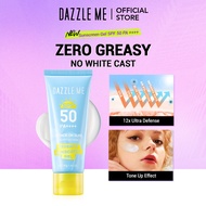 [Best Seller] DAZZLE ME Attack On Sun UV Protection Essence Sunscreen Gel SPF PA 50++++ Pelindung ma
