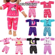 MAINAUSHUI6K Doll Clothes Girl Dollhouse Accessories Changing Dressing Game T-shirt Trousers