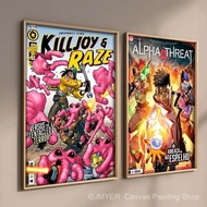 Oil Painting Mural Online Game Manga Poster Game Player Game Room Decoration Aesthetics Printing Gif