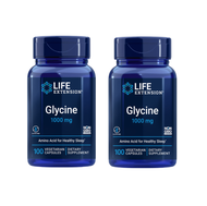 Life Extension Glycine 1000 mg / 100 แคปซูลมังสวิรัติ