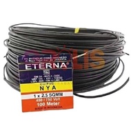 Kabel Eterna NYA 1x2,5 Roll 100 Meter Kabel Listrik 1 Tembaga Kawat