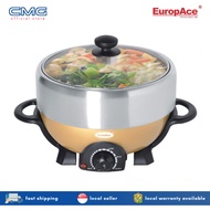 EuropAce 4L Deluxe Steamboat with Grill - ESB 3391S