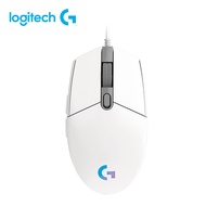 logitech G102 炫彩遊戲滑鼠/ 白