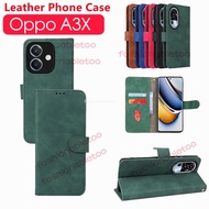 Flip Leather Phone Case For Oppo A3X A 3X A3 X A3 pro A3pro A5 pro A5pro A5X OppoA3X OppoA3pro OppoA
